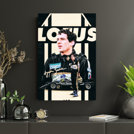 Quadro Decorativo homenagem ayrton senna Digital Mdf3mm 90×60