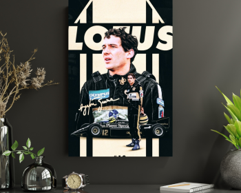 Quadro Decorativo homenagem ayrton senna Digital Mdf3mm 90×60