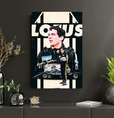 Quadro Decorativo homenagem ayrton senna Digital Mdf3mm 90×60