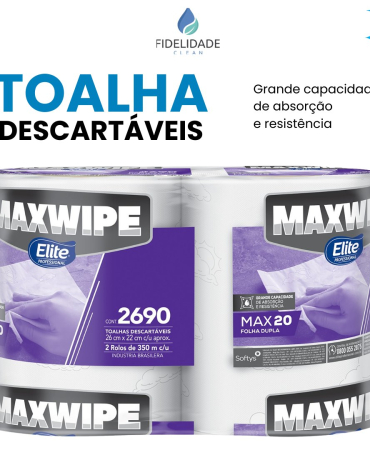 Toalhas descartáveis