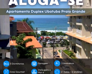 Apartamento Ubatuba Duplex 12 pessoas