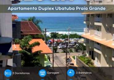 Apartamento Ubatuba Duplex 12 pessoas