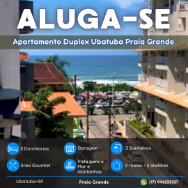 Apartamento Ubatuba Duplex 12 pessoas