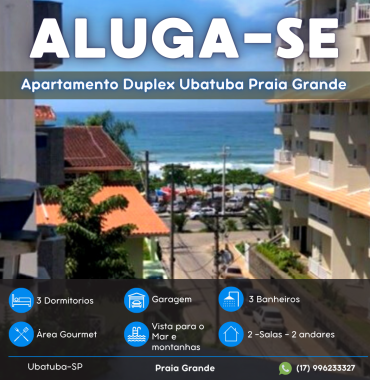 Apartamento Ubatuba Duplex 12 pessoas