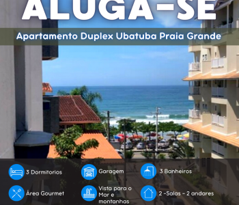 Apartamento Ubatuba Duplex 12 pessoas