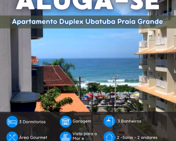 Apartamento Ubatuba Duplex 12 pessoas